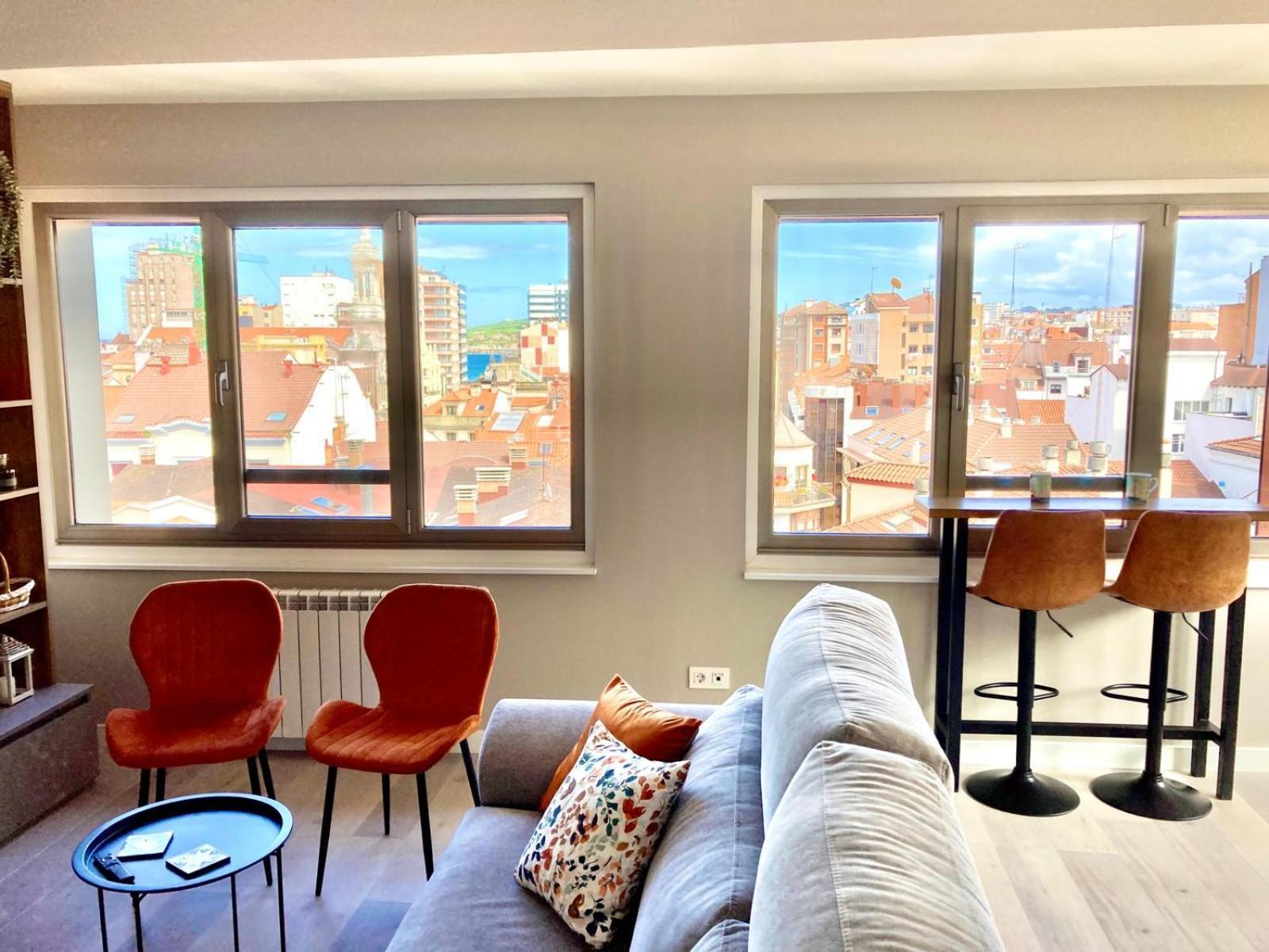 Appartement El Mirador Del Centro à Gijón Extérieur photo
